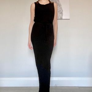 Frank and Oak Black Maxi Dress